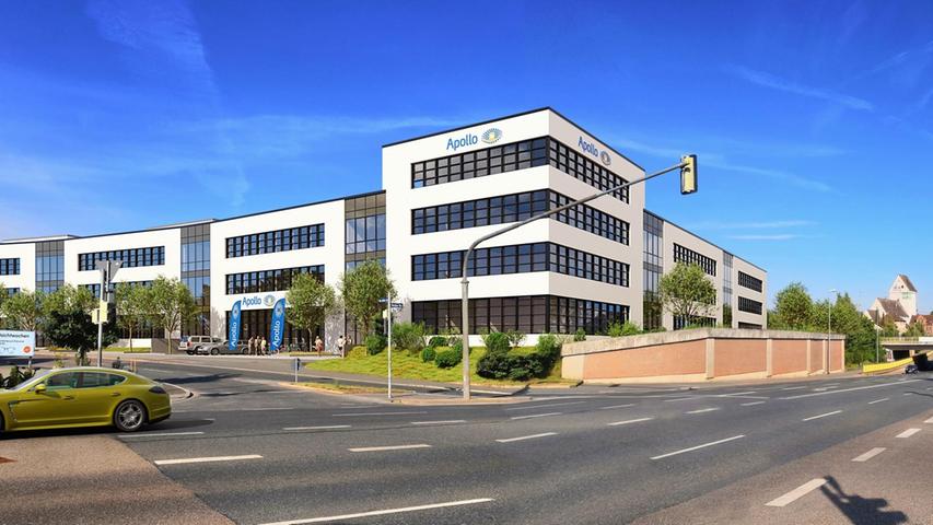 Schwabach: Bau der neuen Apollo-Zentrale hat begonnen Schwabach: Bau der neuen Apollo-Zentrale hat begonnen