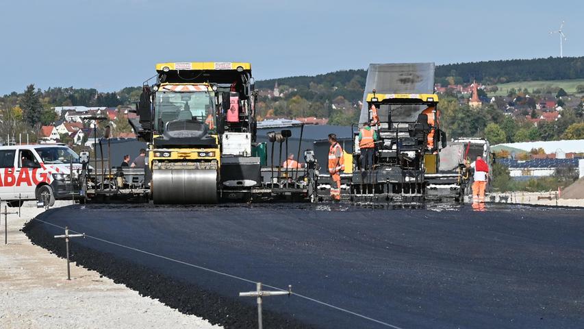 Riesenbaustelle: Endspurt am Kränzleinsberg