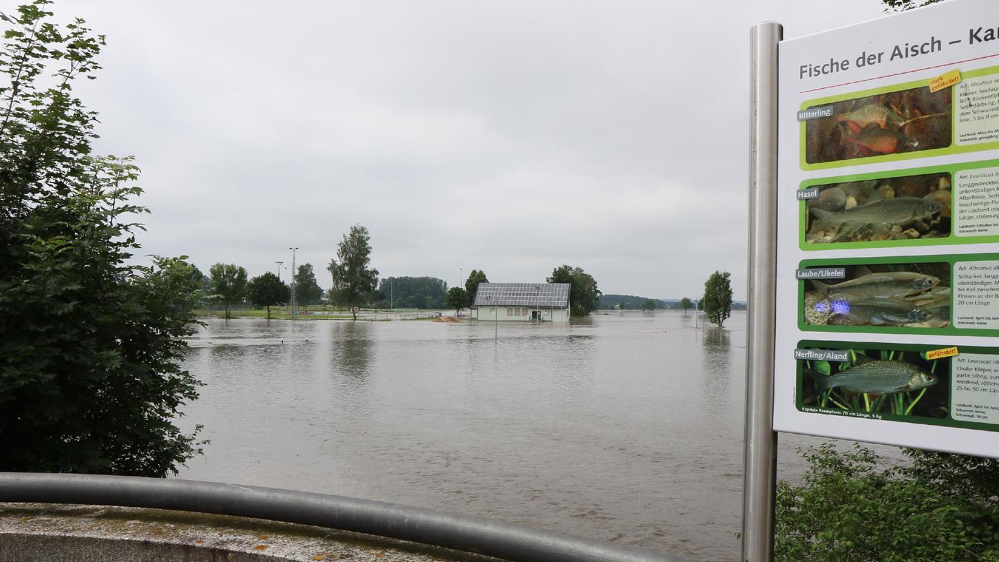 Das Hochwasser im Juli traf Adelsdorf ganz besonders.