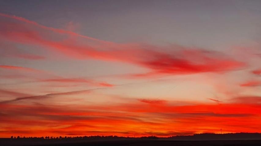 Sonnenaufgang verzaubert Franken: Die schönsten Bilder unserer User