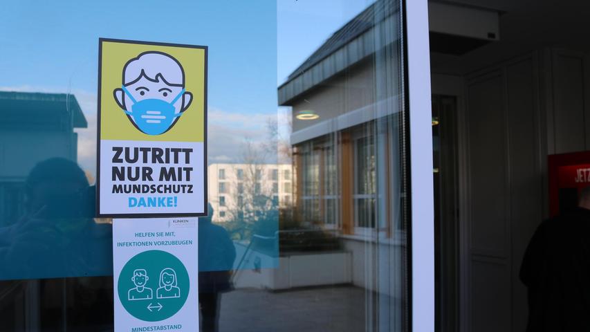 Für Besucher gelten in der Klinik aktuell die 3G-Regeln.
Für Besucher gelten in der Klinik aktuell die 3G-Regeln.