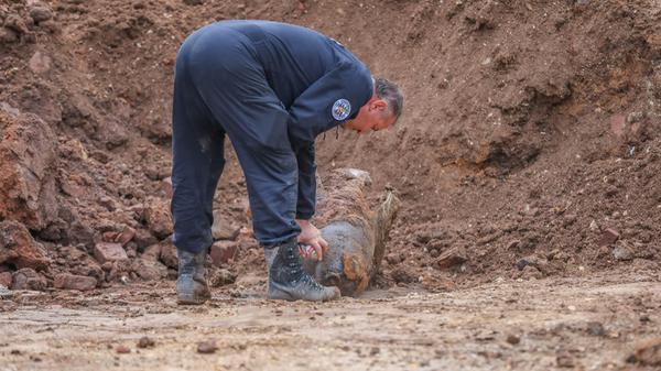 Weltkriegsbombe in Fürth gefunden