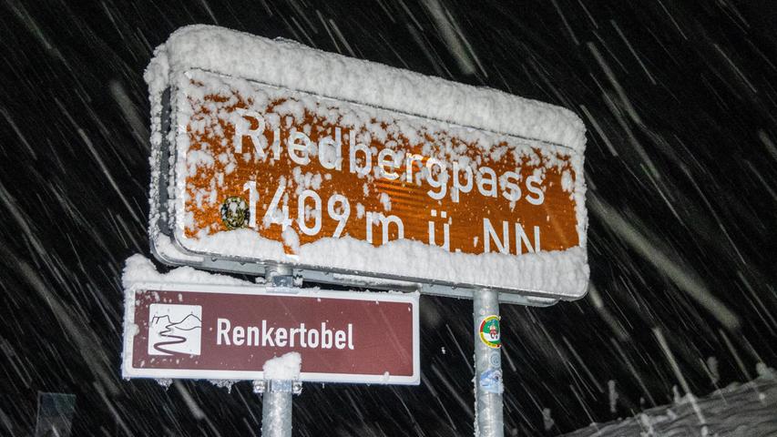 Weißer Zauber: Bis zu 20 Zentimeter Neuschnee im Süden Bayerns