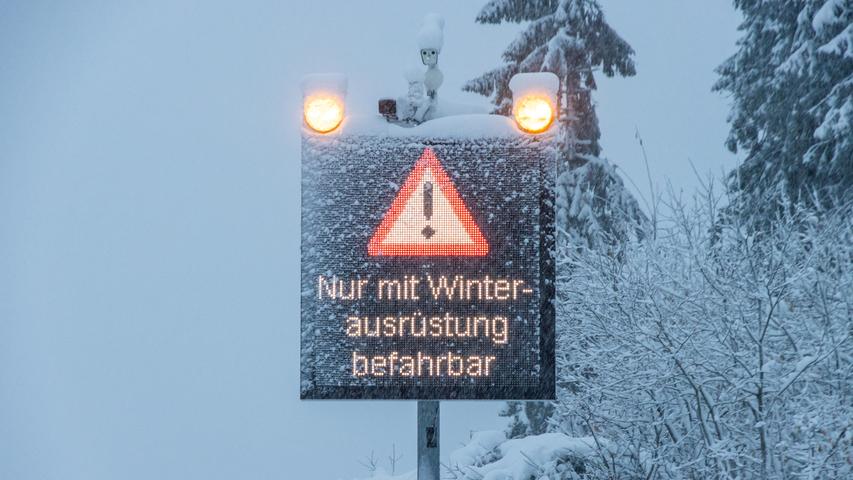 Weißer Zauber: Bis zu 20 Zentimeter Neuschnee im Süden Bayerns