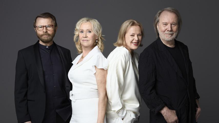 Abba im Herbst 2021, bevor sie ihr neues Album "Voyage" veröffentlichten: Björn Ulvaeus, Agnetha Fältskog, Anni-Frid Lyngstad und Benny Andersson (v. li. n. re.).
