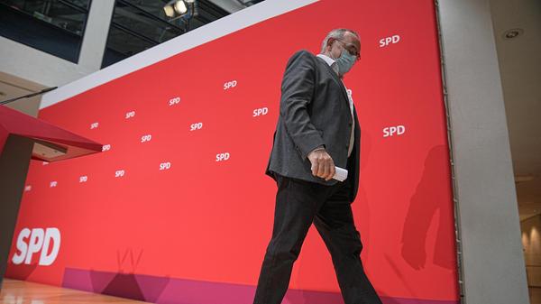 Pressekonferenz nach Beratungen der SPD-Spitzengremien