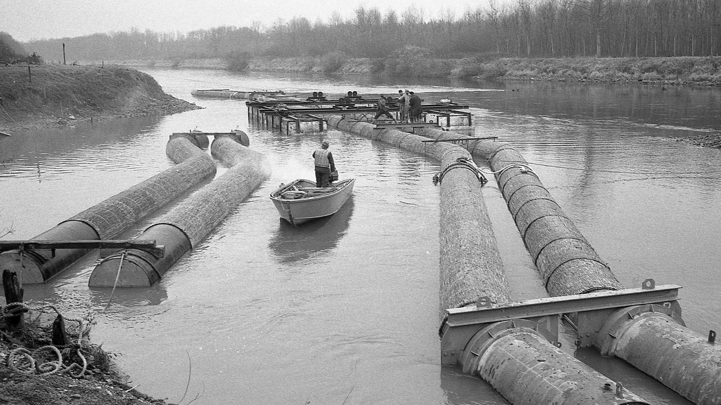 13. November 1971: Trinkwasser für Mittelfranken durch das Donau-Bett