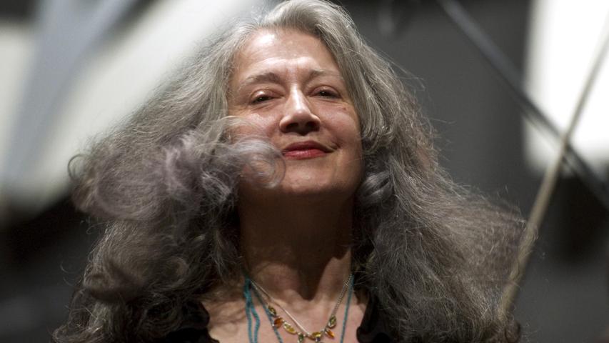 Volle Leidenschaft für die Musik: Martha Argerich. Volle Leidenschaft für die Musik: Martha Argerich.