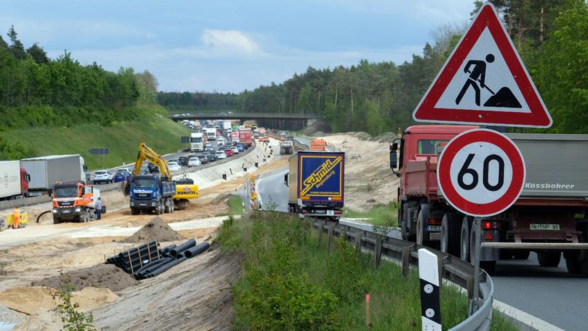 Ausbau nach 15 Jahren abgeschlossen: Auf der A73 in Nürnberg heißt es nun umdenken