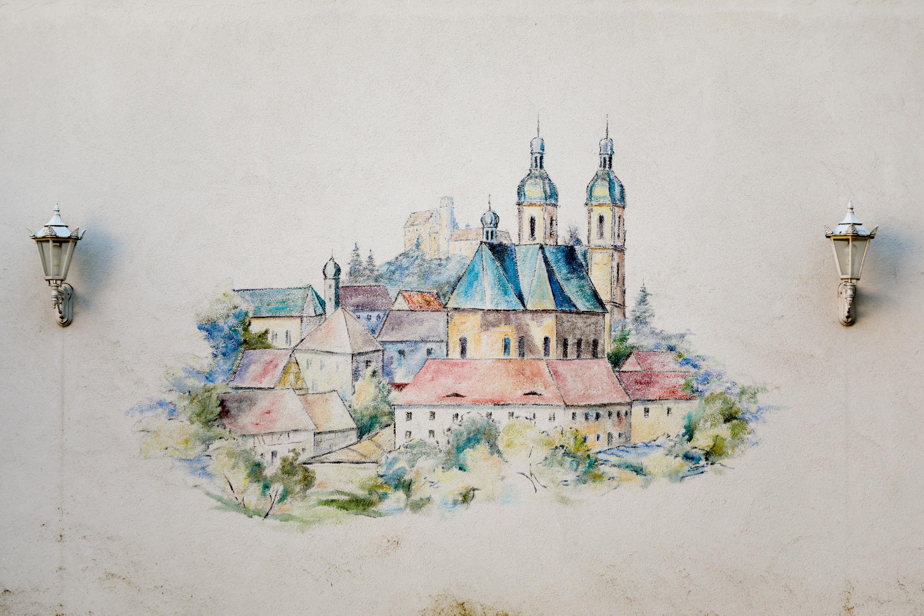 Wandmalerei Gößweinstein.