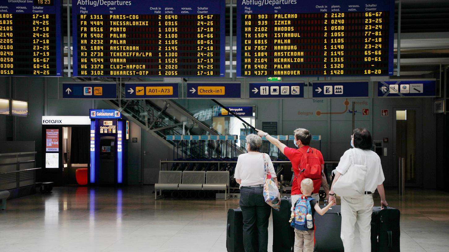 Der Nürnberger Dürer-Airport erwartet im Sommer einen Ansturm an Urlaubern. 
