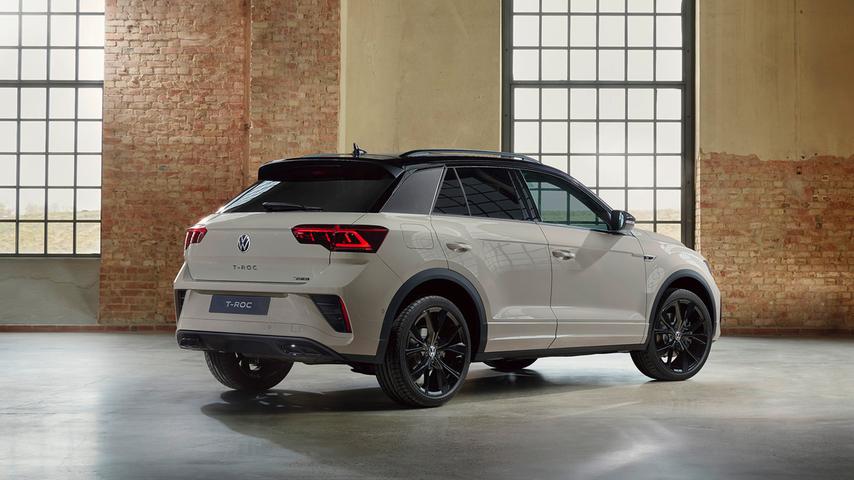 VW bietet den T-Roc mit Front- oder Allradantrieb an. VW bietet den T-Roc mit Front- oder Allradantrieb an.