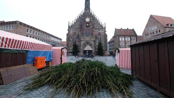 Abbau Christkindlesmarkt