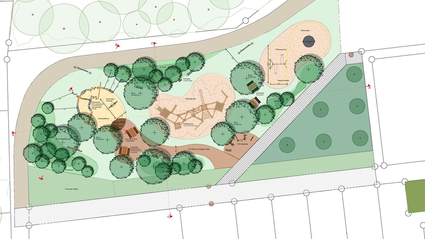 So soll der Spielplatz auf der Dorotheenhöhe einmal aussehen. So soll der Spielplatz auf der Dorotheenhöhe einmal aussehen.
