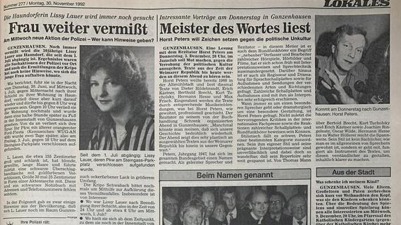 Neue Podcast-Folge Abgründe: Seit 31 Jahren verschwunden - Wo ist Lissy Lauer?