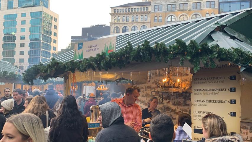 Wären nicht die Hochhäuser im Hintergrund, könnte man meinen, man ist nicht in New York, sondern in Deutschland Wären nicht die Hochhäuser im Hintergrund, könnte man meinen, man ist nicht in New York, sondern in Deutschland