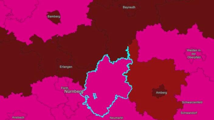 Die Inzidenz im Nürnberger Land steigt über 500. Die Inzidenz im Nürnberger Land steigt über 500.