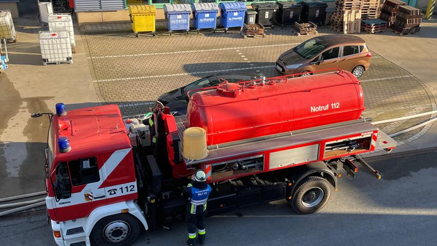 Feuer in Nürnberger Müllverbrennungsanlage: Großbrand unter Kontrolle