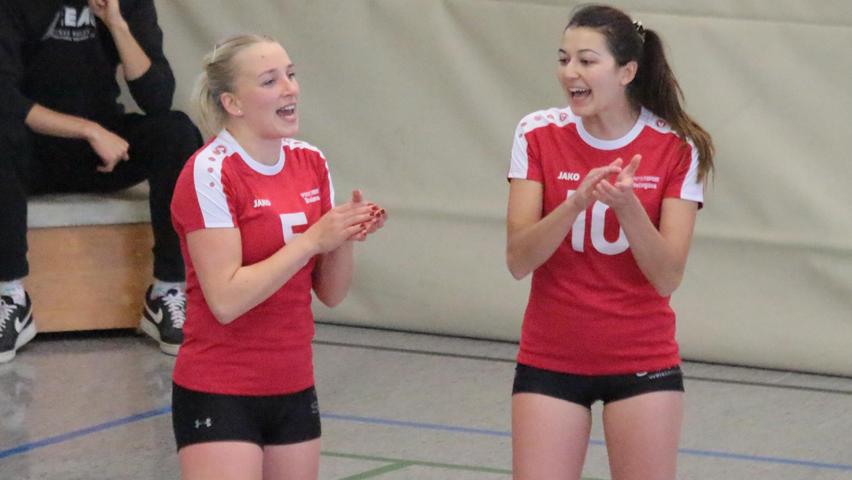 Das Weißenburger Spielerinnen (hier Jana Jordan, links, und Theresa Forster) pushten sich gegenseitig zu den jüngsten Erfolgen.
Das Weißenburger Spielerinnen (hier Jana Jordan, links, und Theresa Forster) pushten sich gegenseitig zu den jüngsten Erfolgen.