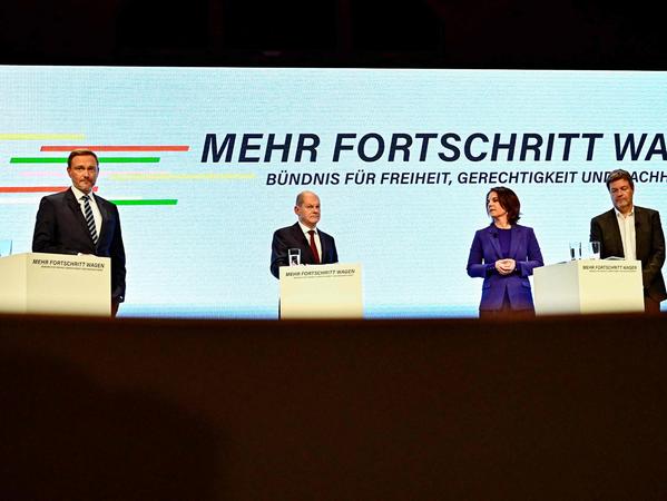 Mehr Fortschritt wagen - so lautet die Überschrift zum Koalitionsvertrag.
Mehr Fortschritt wagen - so lautet die Überschrift zum Koalitionsvertrag.