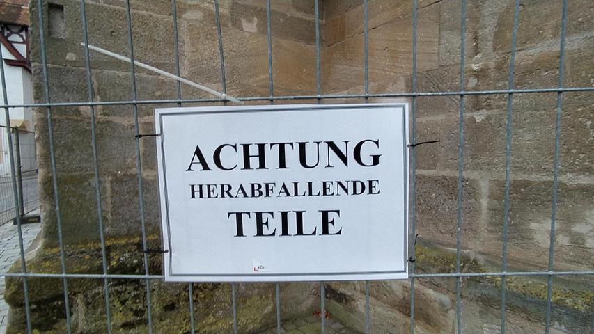 Die Weißenburger Andreaskirche hat gefährliche Schäden Die Weißenburger Andreaskirche hat gefährliche Schäden