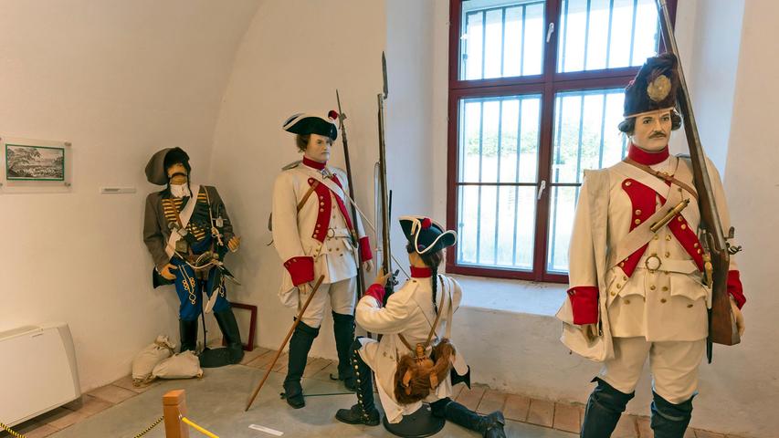 Ein gesonderter Bereich setzt sich im Festungsmuseum mit der Zeit der Militärgarnison auseinander.