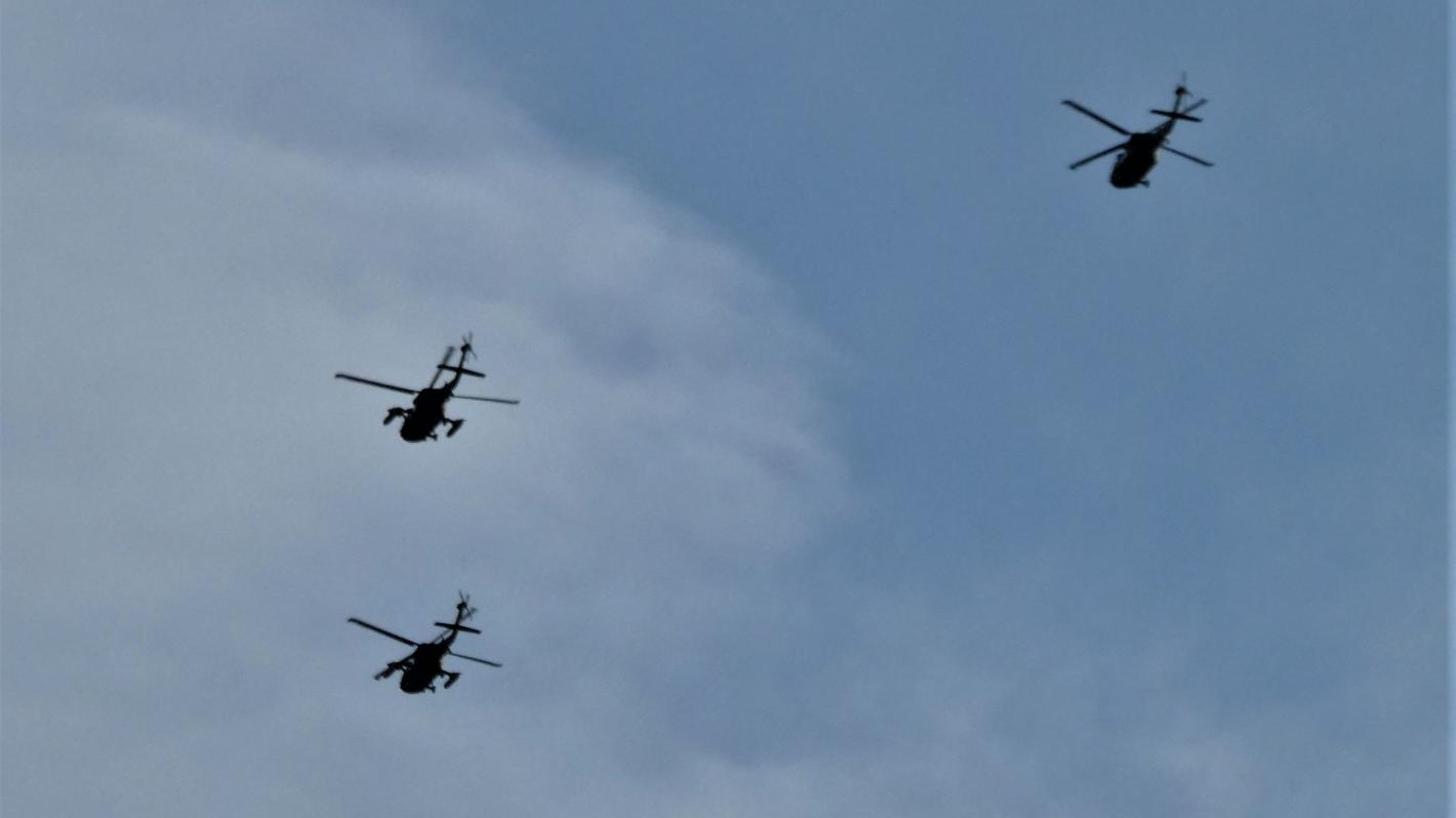 Auch im Dezember werden Gemeindegebiete im Landkreis von Hubschrauberlandeübungen der amerikanischen Streitkräfte betroffen sein. 