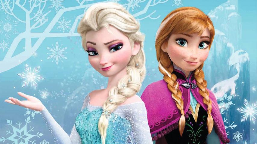 Elsa und Anna in die Eiskönigin. 
