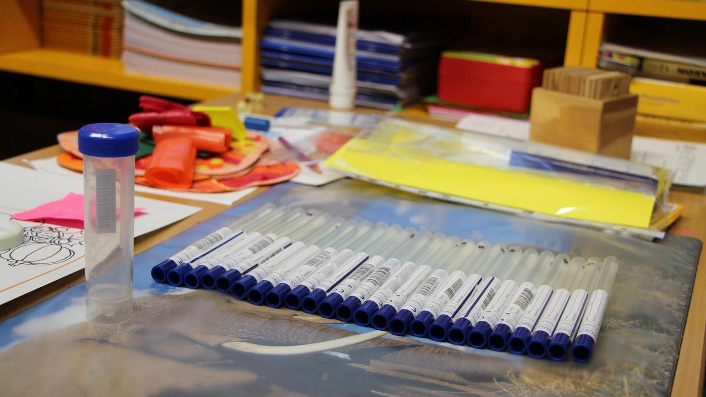 Getestet wird auch in den Schulen, wie der Anna-Grundschule in Forchheim (im Bild).
Getestet wird auch in den Schulen, wie der Anna-Grundschule in Forchheim (im Bild).