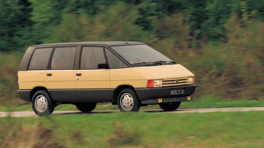 Die erste Generation des Espace hat 1984 das Marktsegment der Familien-Vans mitbegründet.