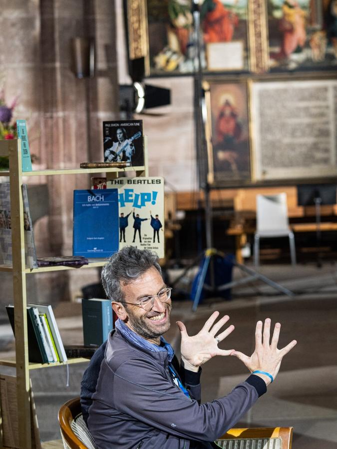 Musikalisch breit aufgestellt: Moritz Puschke, künstlerischer Leiter des Musikfests ION.
Musikalisch breit aufgestellt: Moritz Puschke, künstlerischer Leiter des Musikfests ION.
