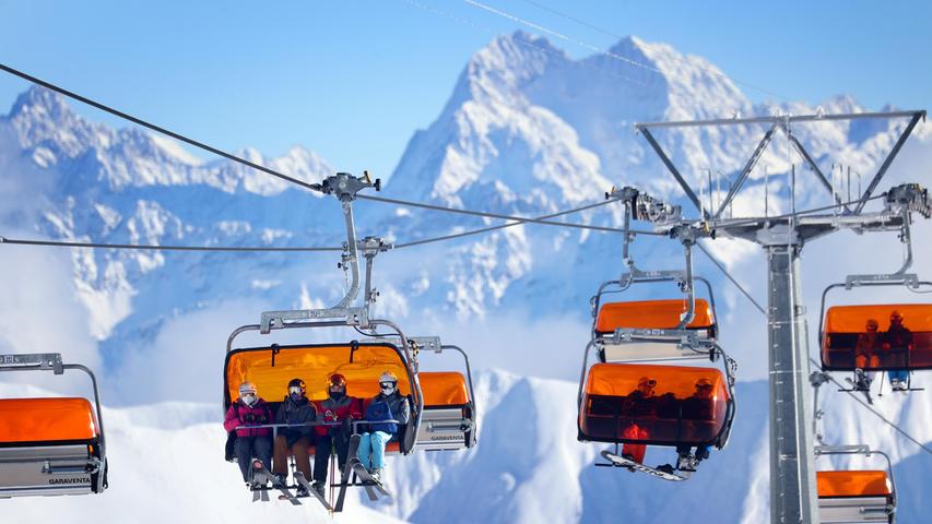 Ischgl eröffnet die Skisaison mit 2G-Regeln: Zumindest Bewegung an frischer Luft ist den Österreichern im Lockdown noch erlaubt.