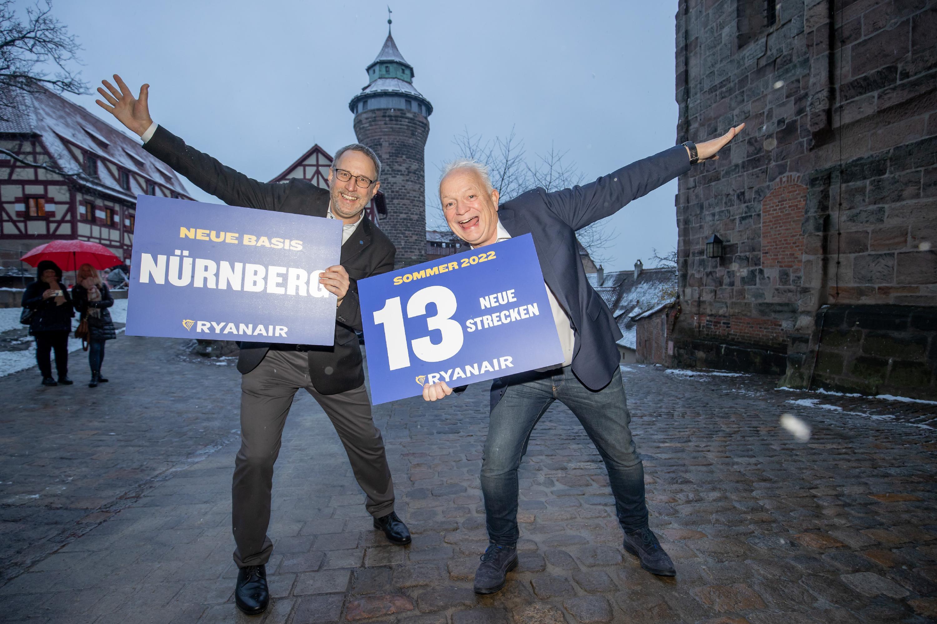 Flughafen Nürnberg und Ryanair zu Ausbauplänen