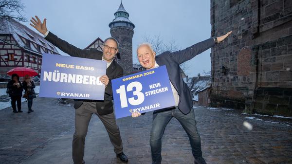 Flughafen Nürnberg und Ryanair zu Ausbauplänen