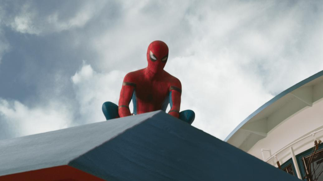 Spider-Man auf dem Sprung: Szene aus dem Spider-Man auf dem Sprung: Szene aus dem