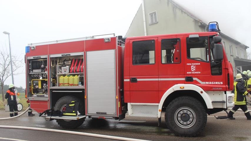 Wohnhausbrand im Landkreis Ansbach