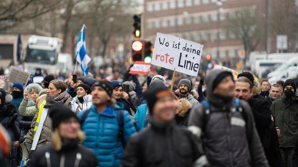 Proteste gegen die Corona-Maßnahmen · Nürnberg