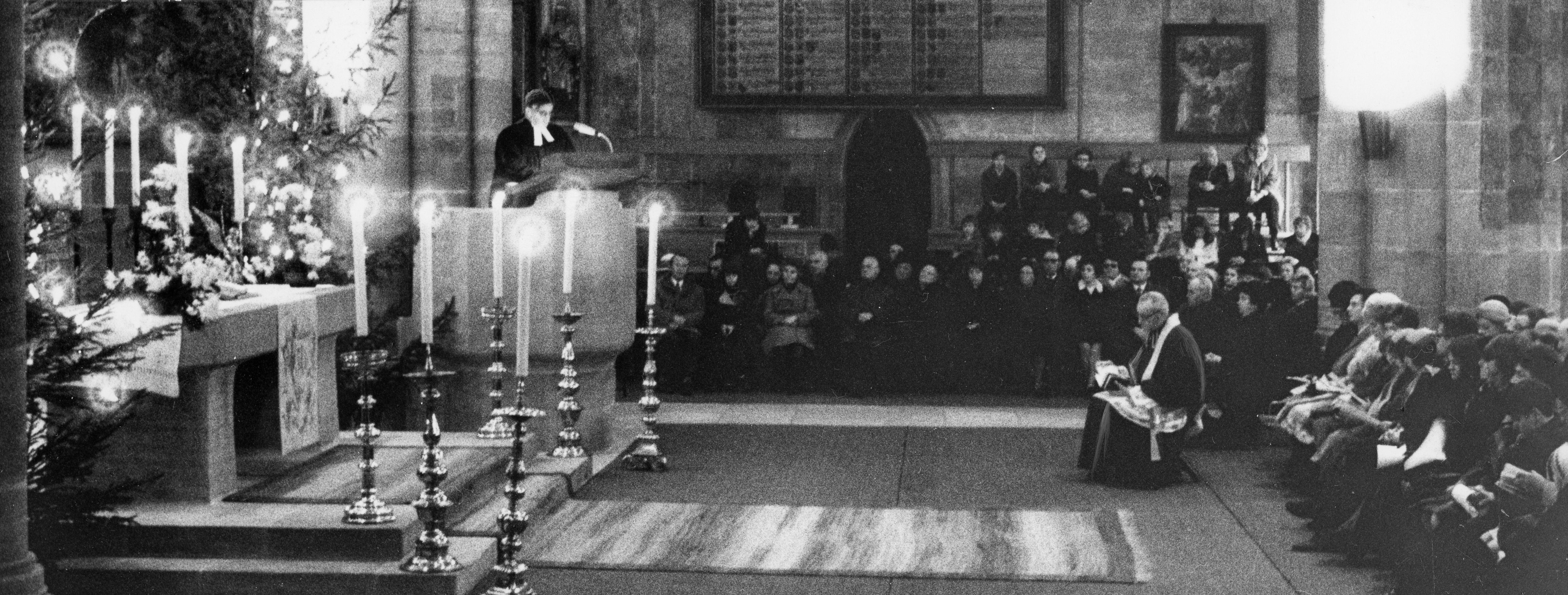 Kalenderblatt vom 27. Dezember 1971: Gemeinsamer Gottesdienst in St. Sebald Kalenderblatt vom 27. Dezember 1971: Gemeinsamer Gottesdienst in St. Sebald