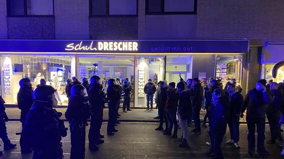 Corona-Demo in Schweinfurt: Polizeigewerkschaft spricht von 