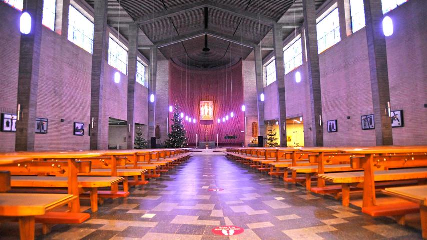 Die Kirche Verklärung Christi galt als die erste moderne Kirche im Erzbistum Bamberg nach dem Zweiten Weltkrieg.