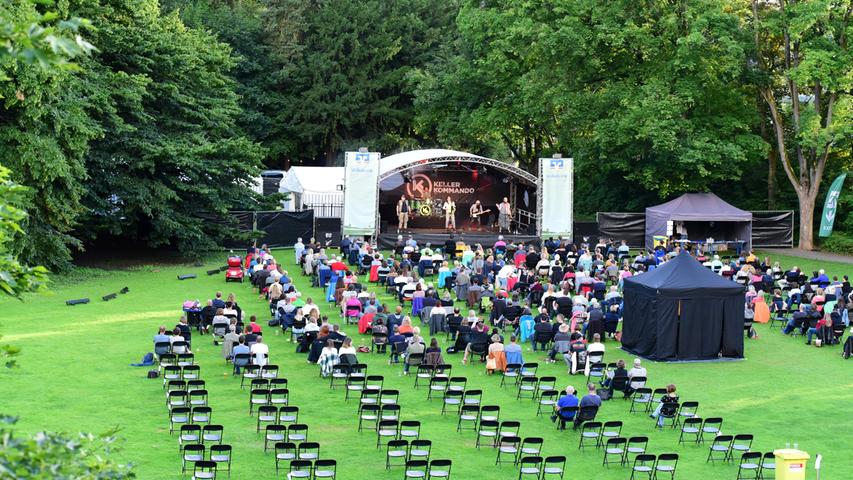 Die von der Volksbank und dem Veranstaltungsservice Bamberg organisierten Konzerte im Stadtpark Forchheim warteten mit vielen Hochkarätern auf.