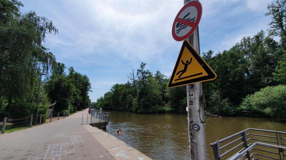 Uferpromenade: Fürth macht Baden auf eigene Gefahr möglich