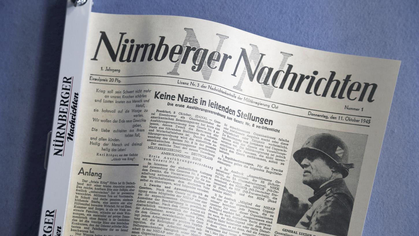 Zeitungsnachdruck der Nürnberger Nachrichten