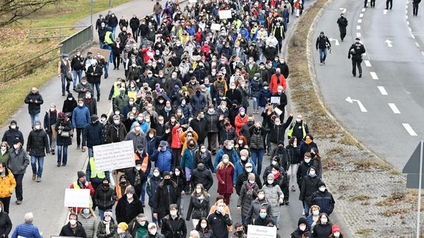 4. Demo der Impfpflicht-Gegner