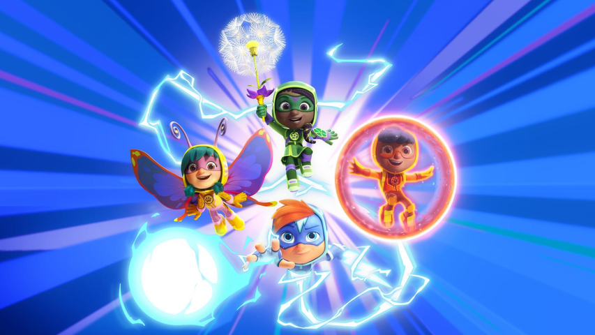 Treena, Watts, Wren und Clay sind das "Action Pack". Die gleichnamige animierte Vorschulreihe geht am 4. Januar bei Netflix an den Start und erzählt die Geschichte von einer Gruppe heldenhafter Kinder, die eine Action-Akademie besucht und Superkräfte erlernt. 