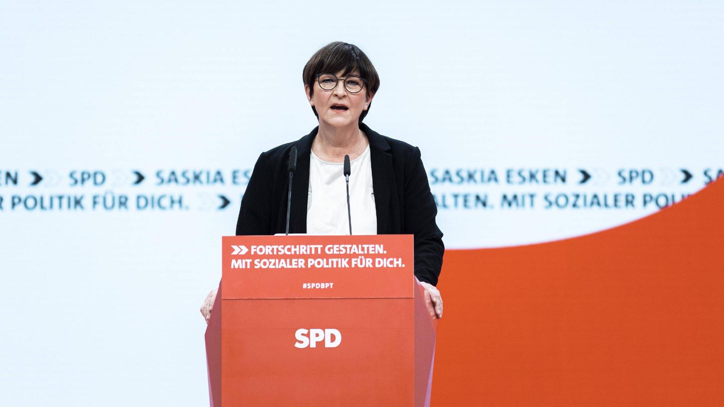 SPD-Chefin Saskia Esken lehnt den Vorschlag der EU-Kommission zur indirekten Förderung von Atomenergie ab.