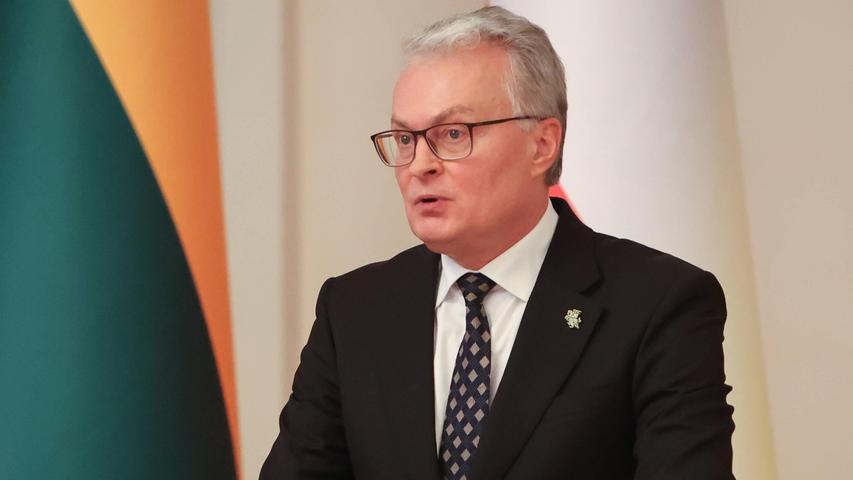 Präsident Gitanas Nausėda ist Litauens Staatsoberhaupt.
