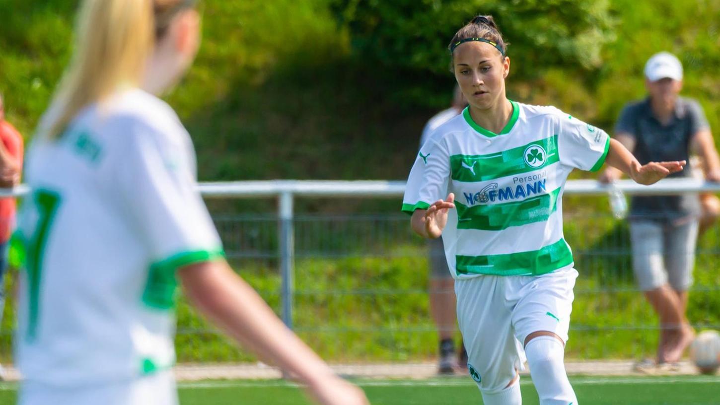 Diana Kokhan hat es nicht nur in die U17-Bundesliga-Mannschaft der SpVgg geschafft, sondern ist nun auch Nationalspielerin. Ihrem ersten Einsatz sollen noch weitere folgen.