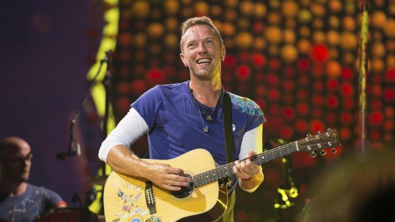 Coldplay-Sänger Chris Martin bei einem Konzert 2017 in den USA. Ohne den Film Coldplay-Sänger Chris Martin bei einem Konzert 2017 in den USA. Ohne den Film