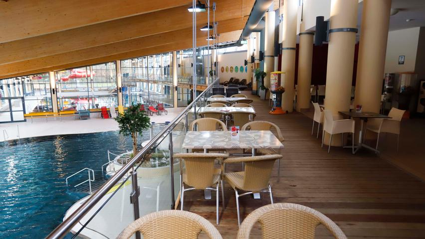 Auch die Galerie und der Gastro-Bereich sollen künftig neu erstrahlen.
Auch die Galerie und der Gastro-Bereich sollen künftig neu erstrahlen.